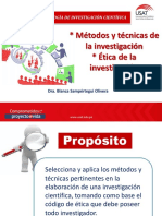 Métodos y Técnicas de Investigación