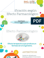 Sesión Nº3 Clasificación Según Efecto Fármacologico