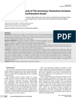 Morphometric Analysis of The Accessory Transverse Foramen