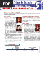 Primer Militarismo II para Quinto Grado de Primaria