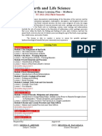 V5 Earth and Life Science WHLP, Summative Assessments, Performance Tasks