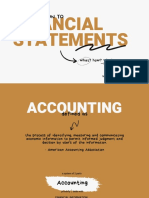 Financial Statements: An Introduction To