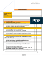 Management Process Audit Checklist Template Report