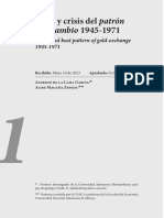 Oro-Cambio 1945-1971: Auge y Crisis Del Patrón