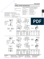 Slide Switches, Low Profile, Instrumentation Grade: Material Specifications: Typical Performance Characteristics