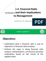 Lesson 4 Financial Ratio Analysis