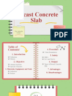 Precast Concrete Slab