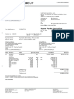 Spare Parts Quotation: Wirtgen India Pvt. LTD