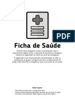 Ficha de Saúde: Observações