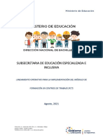 Lineamiento Operativo de Las FCT