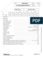 6M21G440/5 Powerkit Engine Datasheet: Ratings