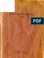 1933 Journal of Central Congo Conference 