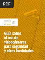 DOCUMENTO: Guía de Videovigilancia de La AEPD