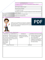 Actividad de Aprendizaje 1 y 2 09 de Agosto