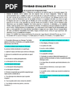 ACTIVIDAD EVALUATIVA 2,3 & 4 Lectura Critica