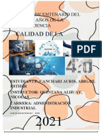 Calidad de La Industria TR1