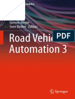 Road Vehicle Automation 3 2016