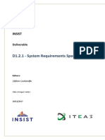 D1.2.1. INSIST - System Requirements Specification