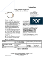 Product Data: Gage Pressure Transmitters