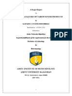 Kapadiya Yogini Dineshbhai - B.tech (Biotechnology) 8th Sem - Final Dissertation