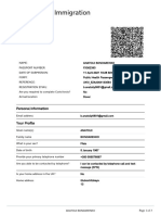 UK Visas & Immigration: Personal Information