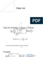 False Air Presentation