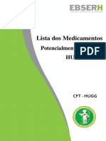 Lista de Medicamentos Potencialmente Perigosos