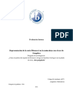 Representación de La Serie Fibonacci en La Naturaleza Con El Uso de Geogebra