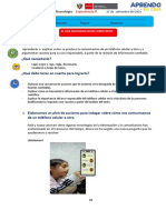 Elaboramos Un Plan de Acciones para Indagar Sobre Cómo Nos Comunicamos de Un Teléfono Celular A Otro