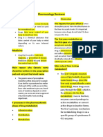 Pharmacology Reviewer Drugs