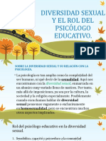 Diversidad Sexual y El Rol Del Psicólogo Educativo