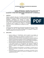 Proyecto de Lineamientos de Vigilancia, Prevencion y Control Del Covid19 Judecap