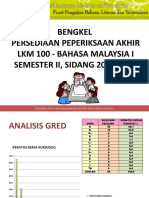 Bengkel Persediaan Peperiksaan Akhir LKM 100