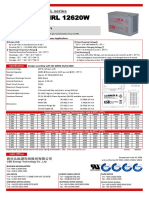 CSB XHRL12620W - Hoja de Datos