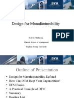 Design For Manufacturability