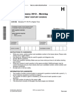 Question Paper Unit A181 02 Modules p1 p2 p3 Higher Tier