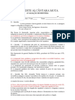 Avaliação de História - 2º Ano