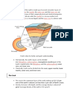 Crust Mantle Outer Core Inner Core Crust Mantle Outer Core Inner Core