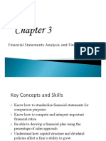 Financial Statements Analysis and Financial Models