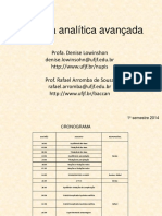 Aula 1 Equilibrio Ácido Base