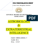 Astrobiology and Extraterrestrial Intelligence