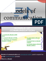 Models of Communication