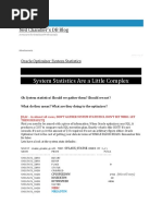 System Statistics Are A Little Complex: Neil Chandler's DB Blog