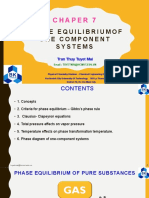 Chapter 7 - Phase Equilibrium of One Component