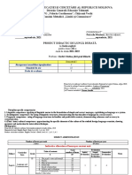 Proiectare Clasa A III-a L1