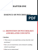 Chapter 1 General Psychology