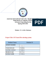 Fire Alerting System Project Report