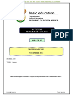 Mathematics P3 Nov 2012 Eng