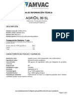 Agrioil 99 SL - Ficha Tecnica