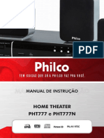 Home Theater Com 800W, HDMI, USB - PHT777 Philco